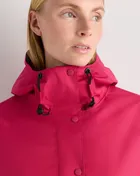 Weather Proof Oversized Rain Jacket in Amaranth Pink