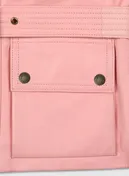 Light Pink Leather Jacket # 286 in Pink (collection sample)