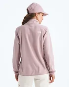 Womens Glacier Fleece  Zip Jacket TNF Metal Pink BACK