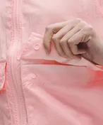 Hood-Lite Relaxed-Fit Jacket in Pink Pearl