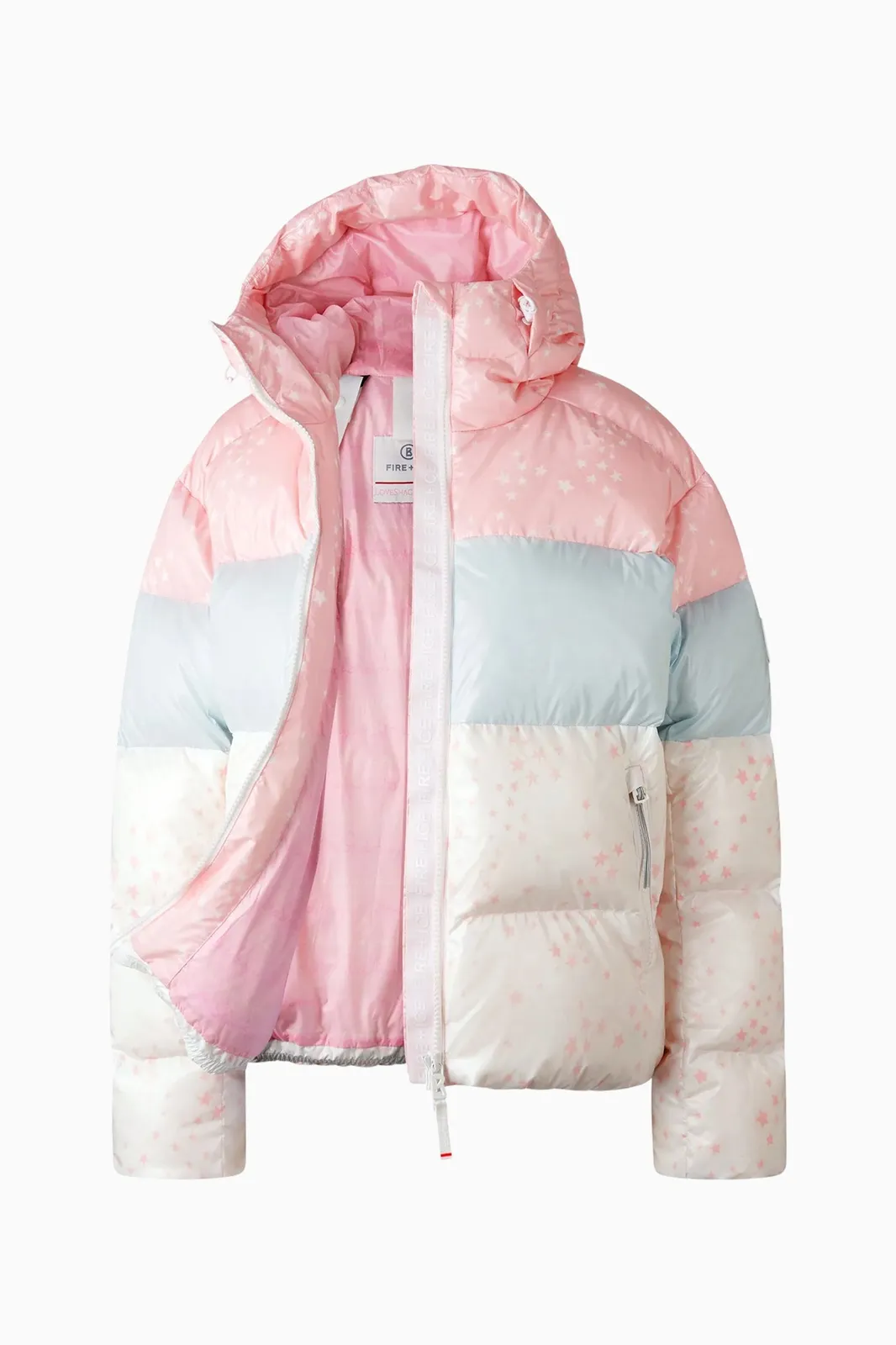 BOGNER FIRE+ICE x LoveShackFancy Vally-D Jacket in PINK CLOUDS