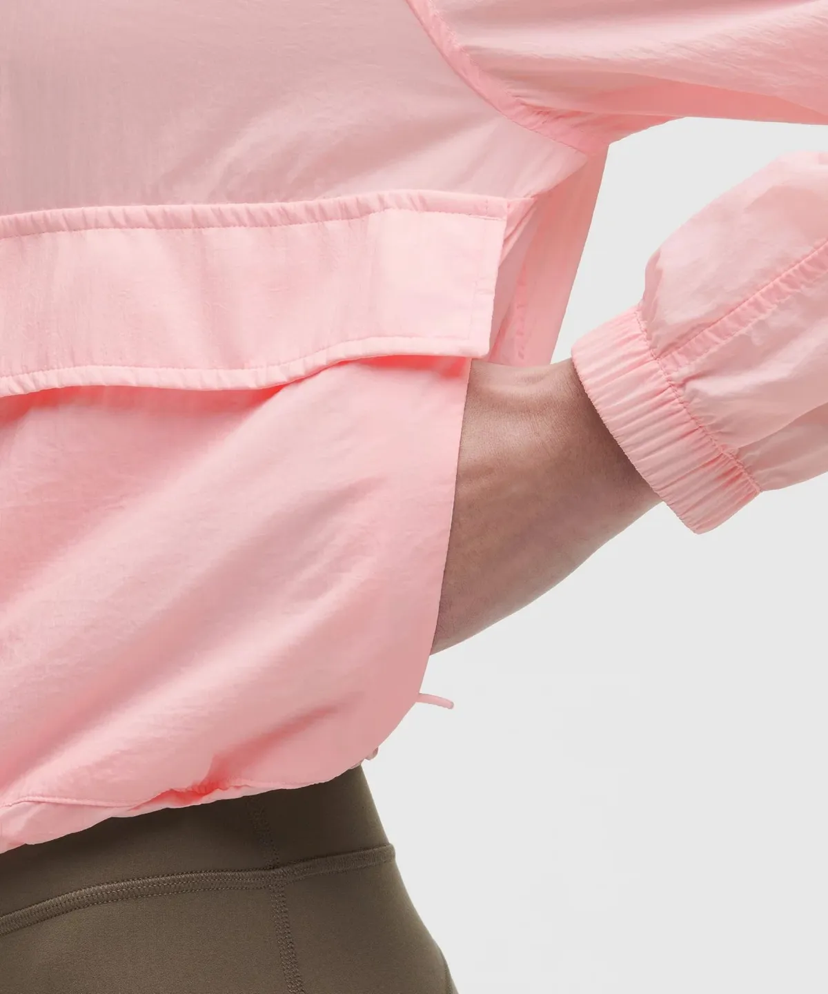 Hood-Lite Relaxed-Fit Jacket in Pink Pearl
