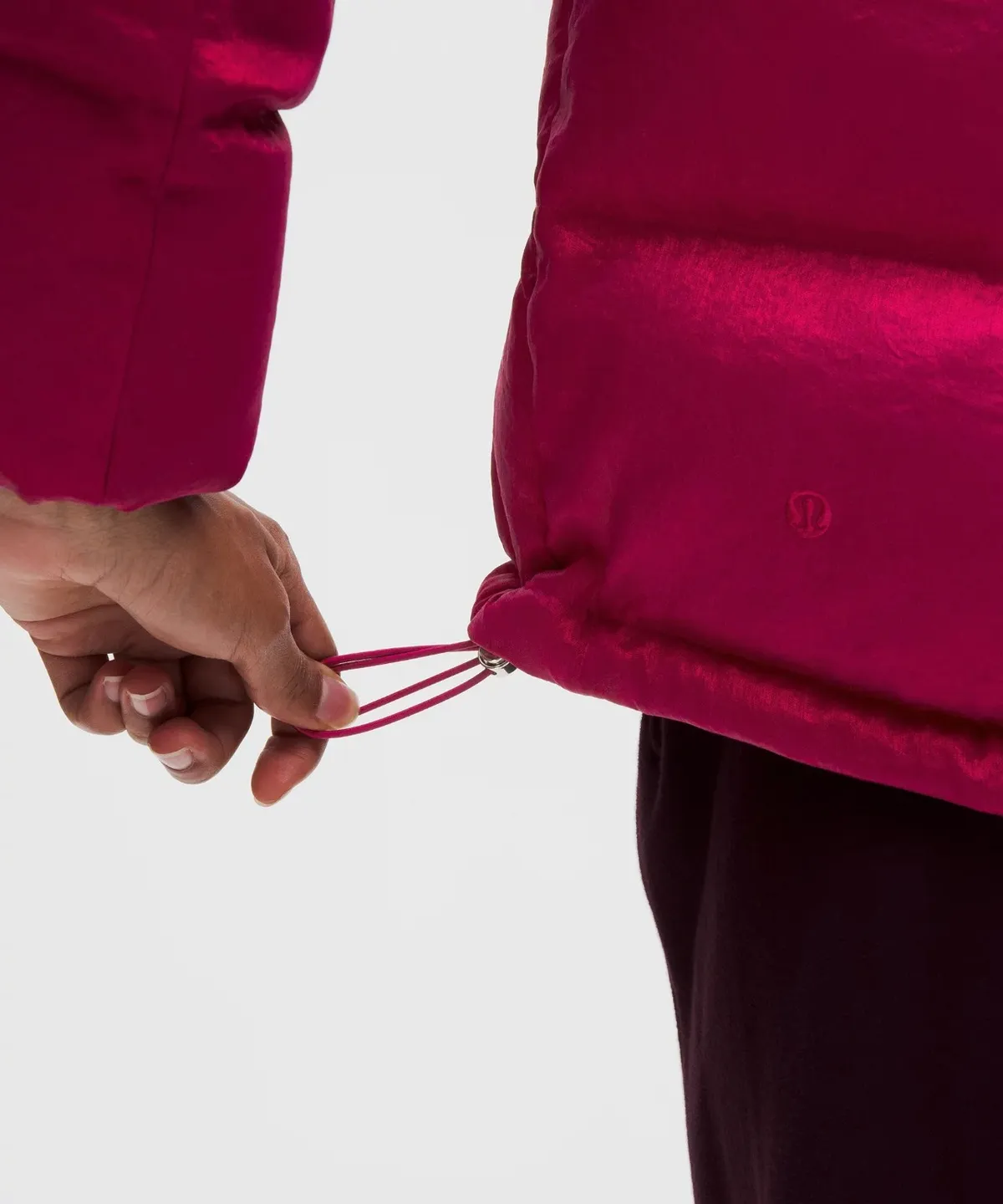 Wunder Puff 600-Down-Fill Jacket Shine in Berry Rumble