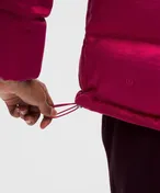 Wunder Puff 600-Down-Fill Jacket Shine in Berry Rumble