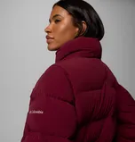 Women’s Amaze Puff Long Hooded Jacket in Mineral Pink