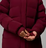 Women’s Amaze Puff Long Hooded Jacket in Mineral Pink