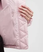 Wunder Puff 600-Down-Fill Cropped Jacket in Porcelain Pink
