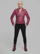 Gwen Stefani Leather Jacket in Pink (collection sample)
