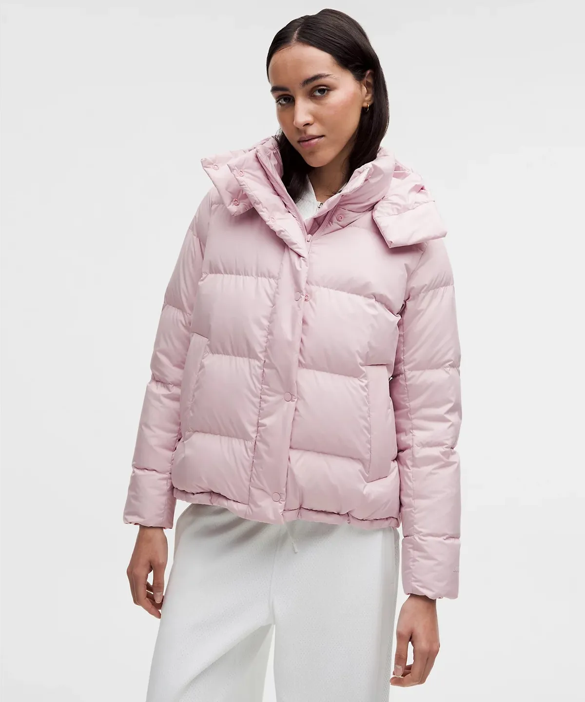 lululemon Wunder Puff 600-Down-Fill Jacket in Porcelain Pink
